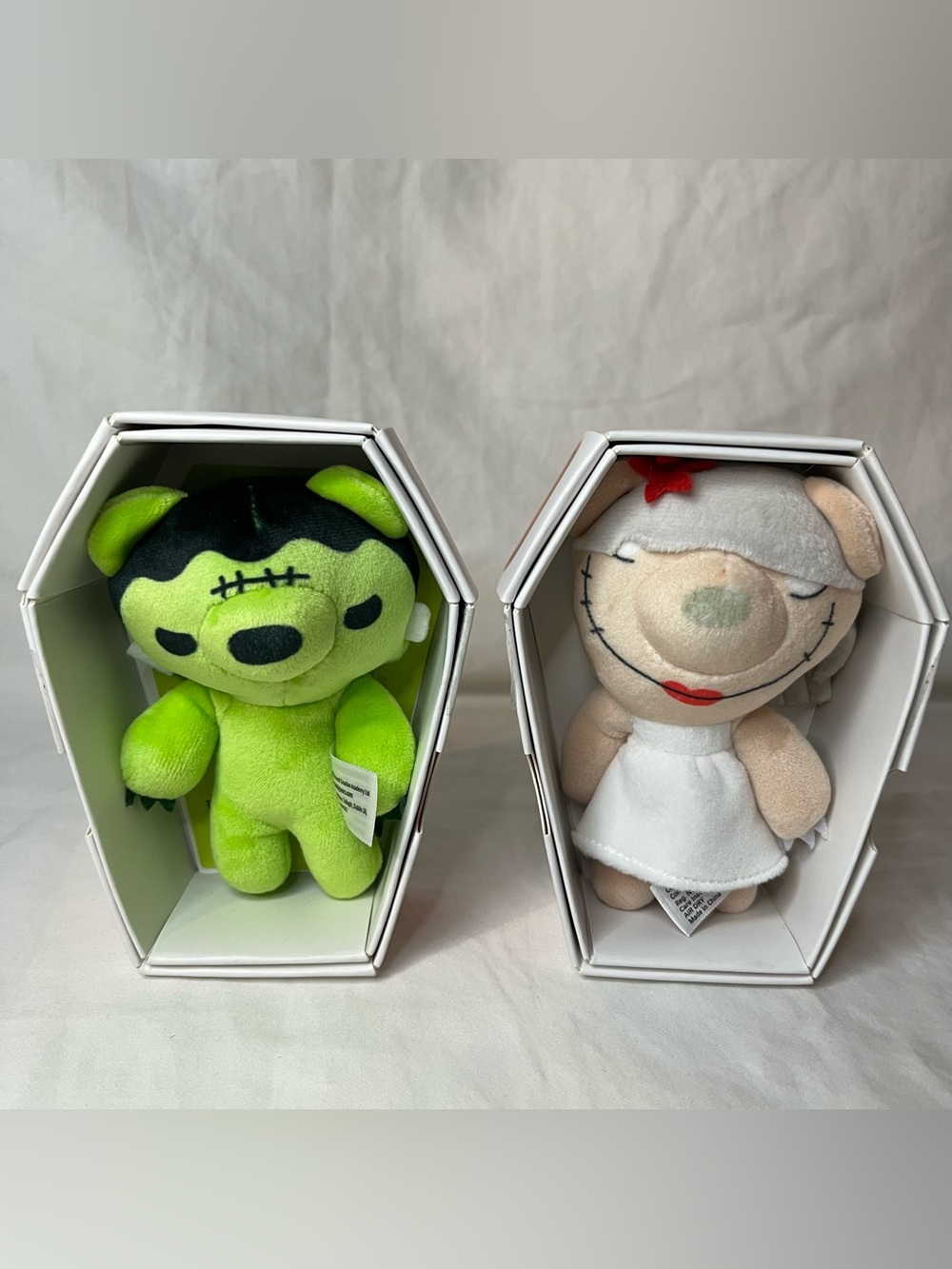 Deddy Bears Series 2 Frankenbear & Dolli Coffin Plush Set”Halloween Monster Bear